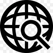 国际搜索符号图标