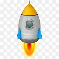 空间火箭银Space-rocket-icons