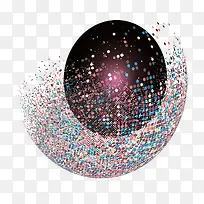 宇宙空间散射激光粒子