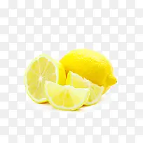 新鲜的黄色柠檬