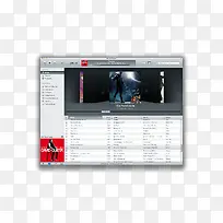 苹果电脑音乐播放界面