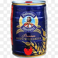 蓝色易拉罐啤酒