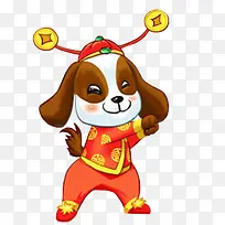 2018狗年财神卡通形象