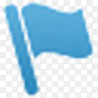 蓝色的小旗 icon