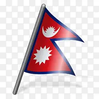 尼泊尔不良贷款国旗Vista-Flag-icons