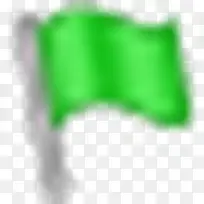 绿色的小旗符号 icon