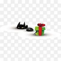 猫咪 简笔猫咪 黑色猫咪 礼物