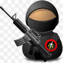 精英士兵随着武器精英士兵