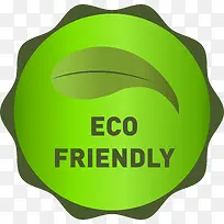 简约绿色eco标签