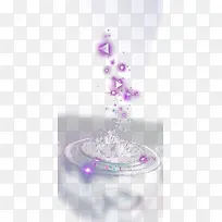 漂浮科技素材