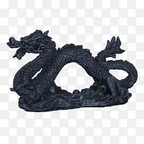 中国龙雕塑饰品实物图
