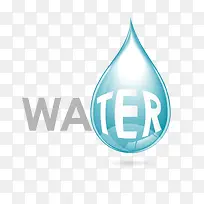 water水滴装饰图案背景装饰
