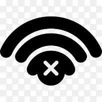 手机界面的互联网连接信号的符号图标