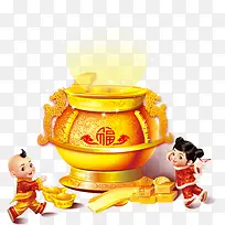 金元珠宝中国春节海报
