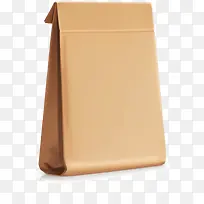 牛皮纸盒包装矢量图