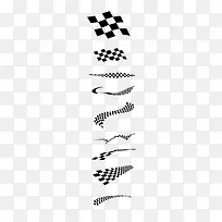 矢量方程式赛车旗帜