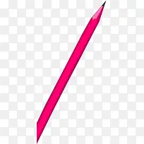 粉色漫画艺术铅笔造型