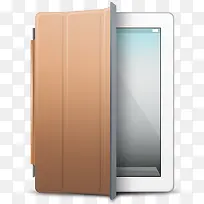 iPad白色棕色封面图标