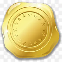 金属星星徽章