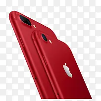 红色苹果7手机