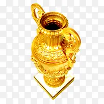古典 花瓶 金杯 金色 欧式花瓶