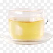 茶杯中的金色液体中秋