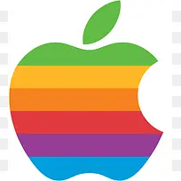 苹果彩虹旧苹果标识
