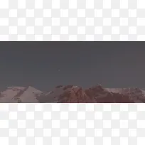 晚上雪山背景图片
