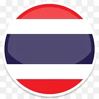泰国Flat-Round-World-Flag-icons
