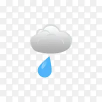 一个小雨天气图标