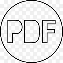 PDF格式图标