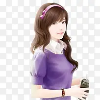 现代美女
