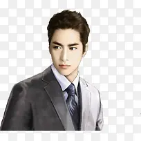 卡通男人