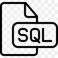 SQL文件概述界面符号图标