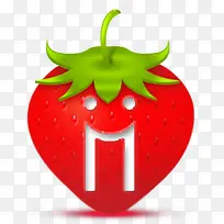 标志草莓strawberry-social-media-ic