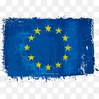 矢量欧盟旗帜
