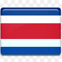 科斯塔国旗哥斯达黎加最后的旗帜