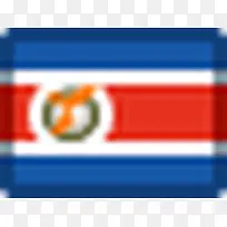 科斯塔国旗哥斯达黎加142个小
