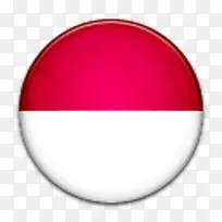 国旗印度尼西亚国世界标志