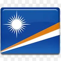 马歇尔岛国旗国国家标志