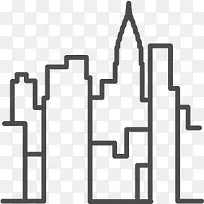 纽约曼哈顿landmarks-icons