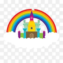 彩虹下的城堡