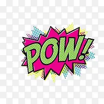 pow   惊讶  表情