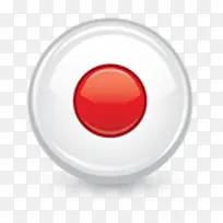红色的按钮free-website-icons