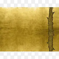 金色陈旧金属背景