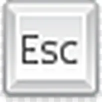 电脑Esc键图标