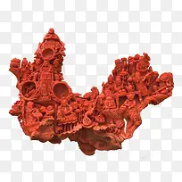 红珊瑚摆件工艺品