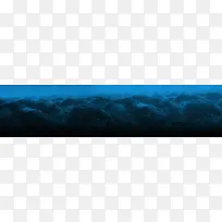 海底的深蓝色海石