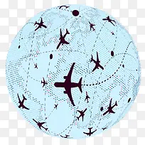 21世纪 地球飞机线路图