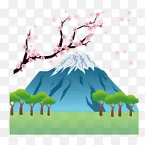 日本雪山